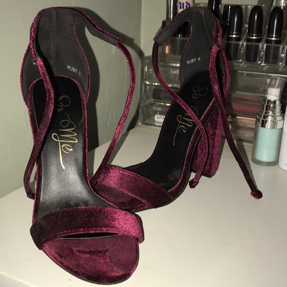 Red heels from lolas shoetique